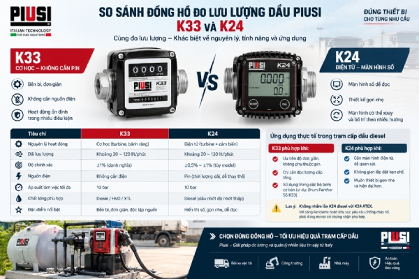 H�nh ?nh minh h?a: Piusi K33 và K24: nên chọn đồng hồ đo dầu cơ hay điện tử? - Tin t?c Piussi
